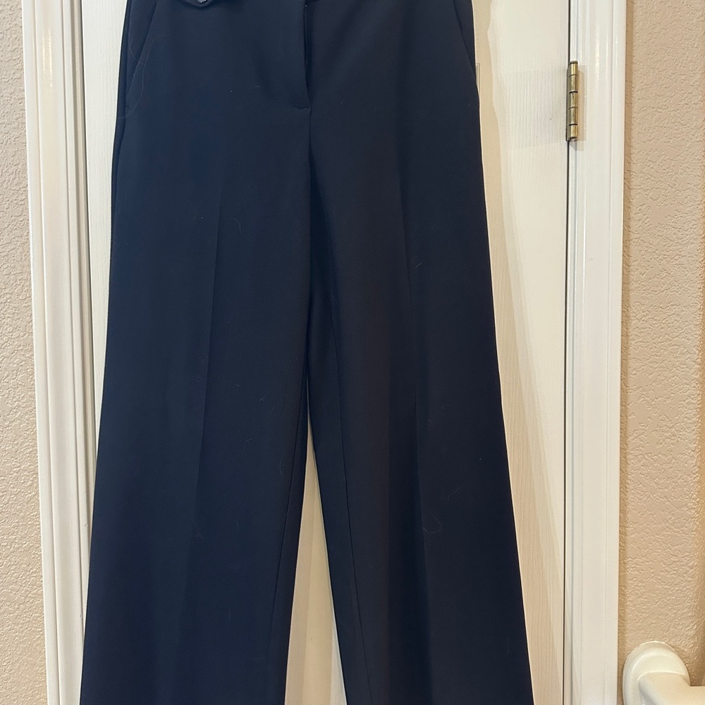 LOFT Classic Black Wide Leg Pants